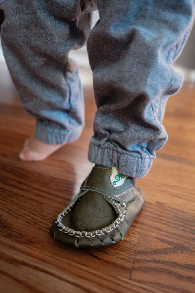 Magical Shoes Moxy leather barefoot sandals for toddlers