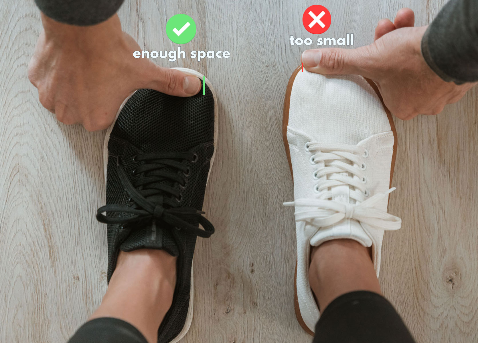 How do I measure my feet for barefoot shoes?