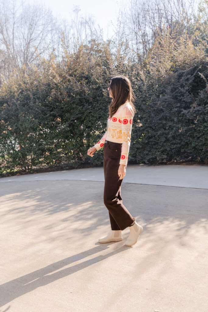 Feelgrounds Cream Vegan Chelsea boots