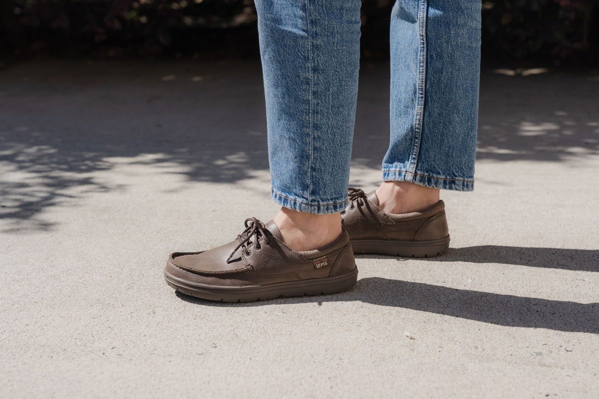 Lems Mariner wide toe box boat shoes