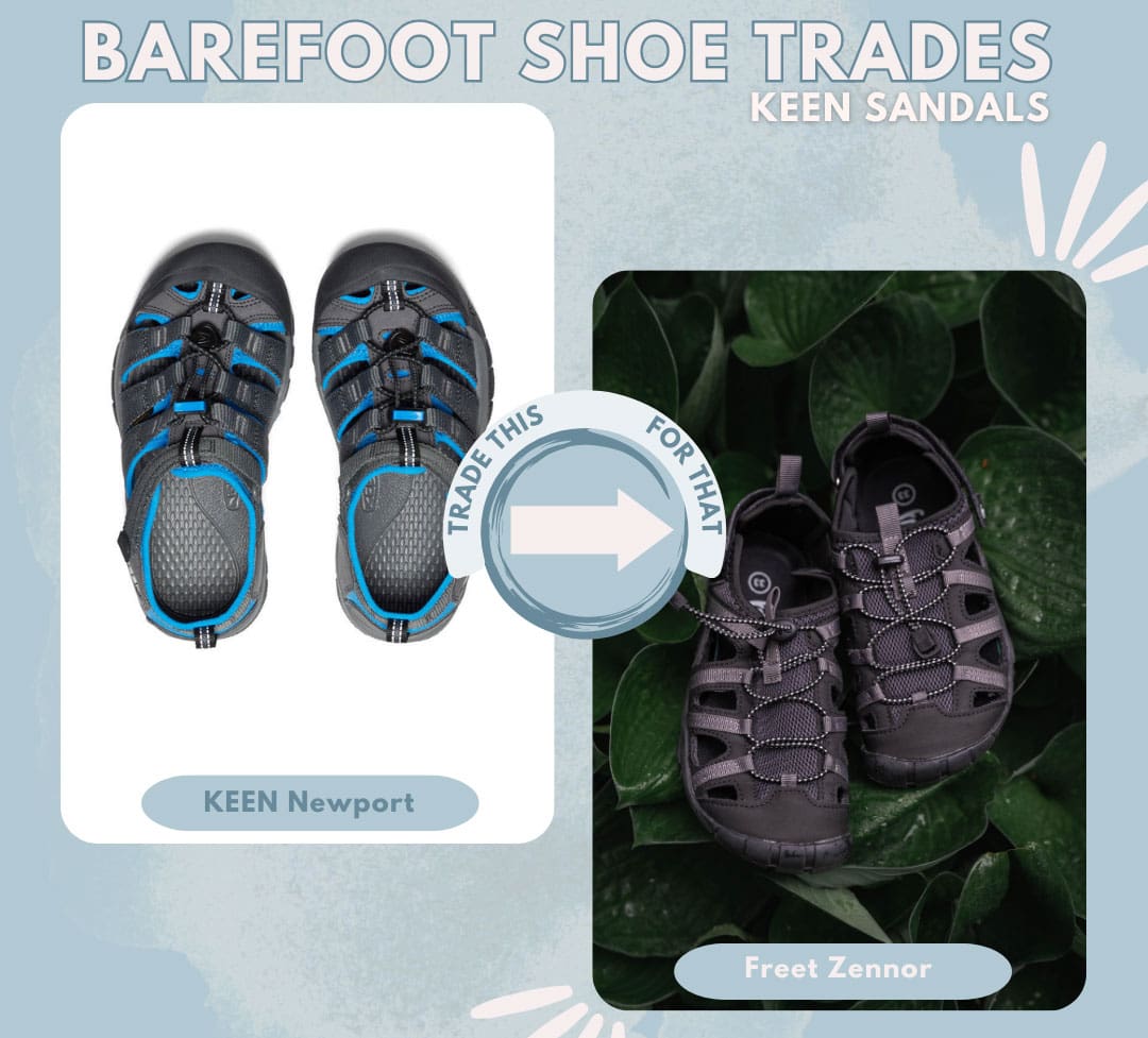 Barefoot Water Sandals Like KEEN Sandals