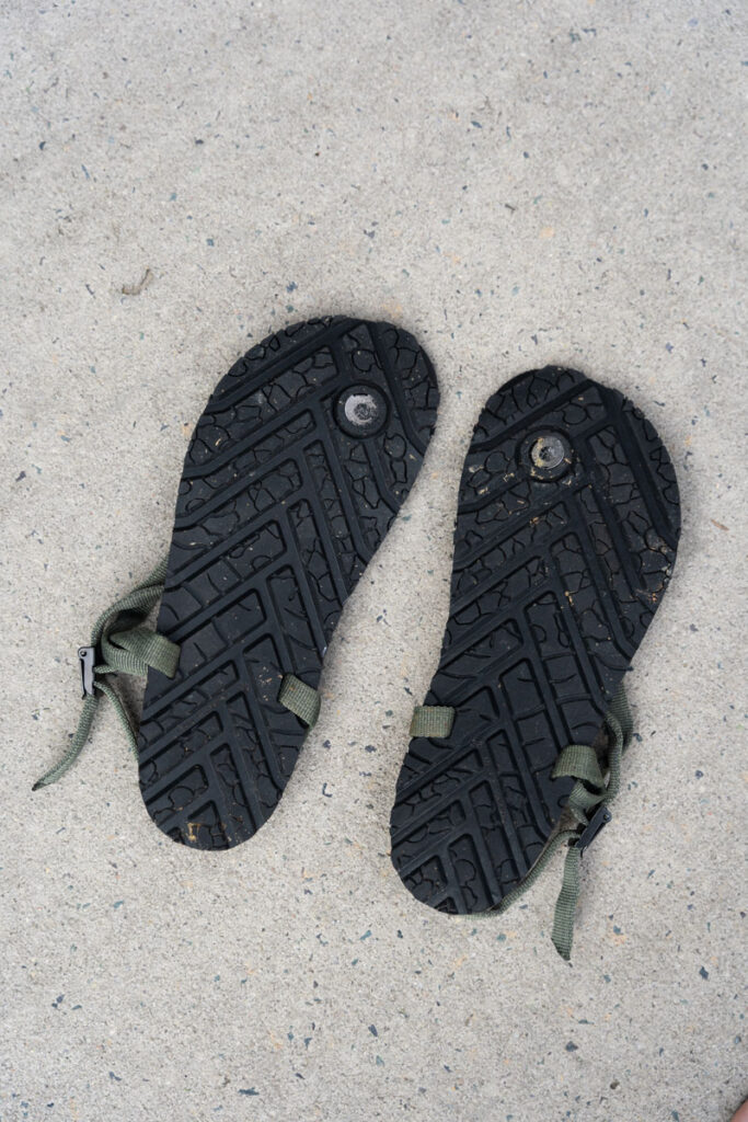 Rubber soles from ZuZu barefoot sandals
