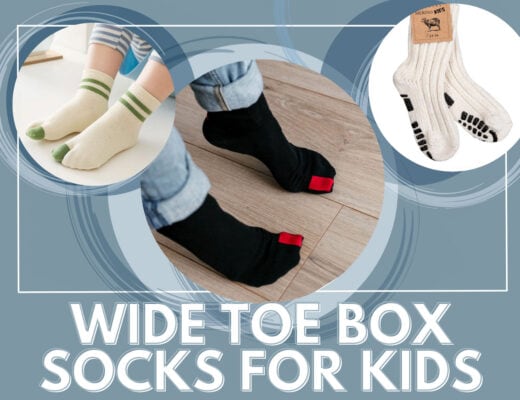 Wide Toe Box Socks for Kids