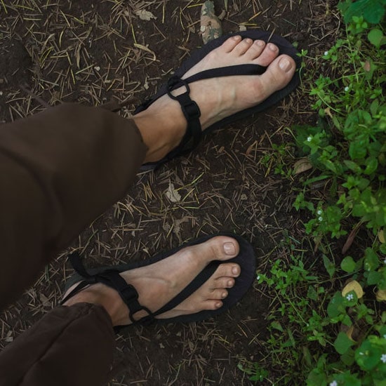 Minimalist sandals by Unshoes