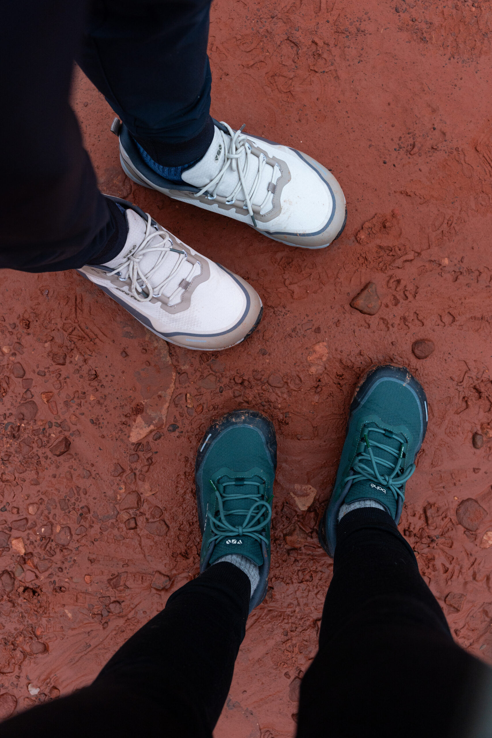 Bahe Rewild hiking shoes with low and high cushion