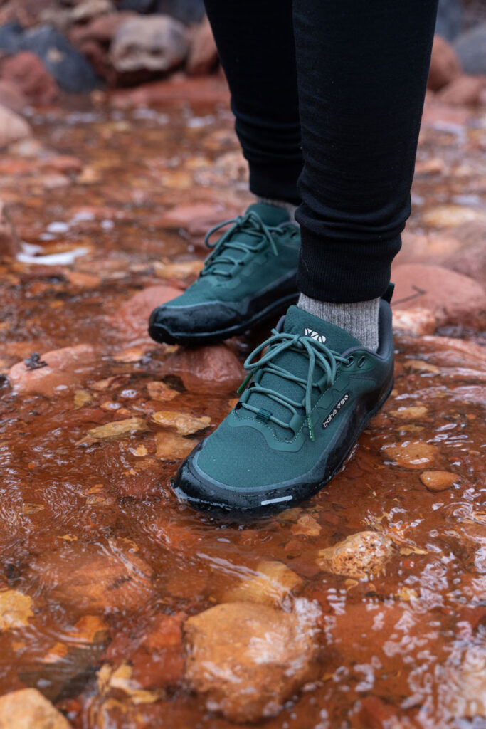 Waterproof Uppers of the Bahe Rewild hiking shoes