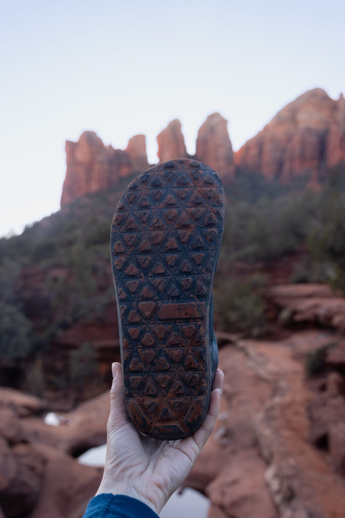 Bahe Rewild hiking shoes, Flex mode with 10mm stack height