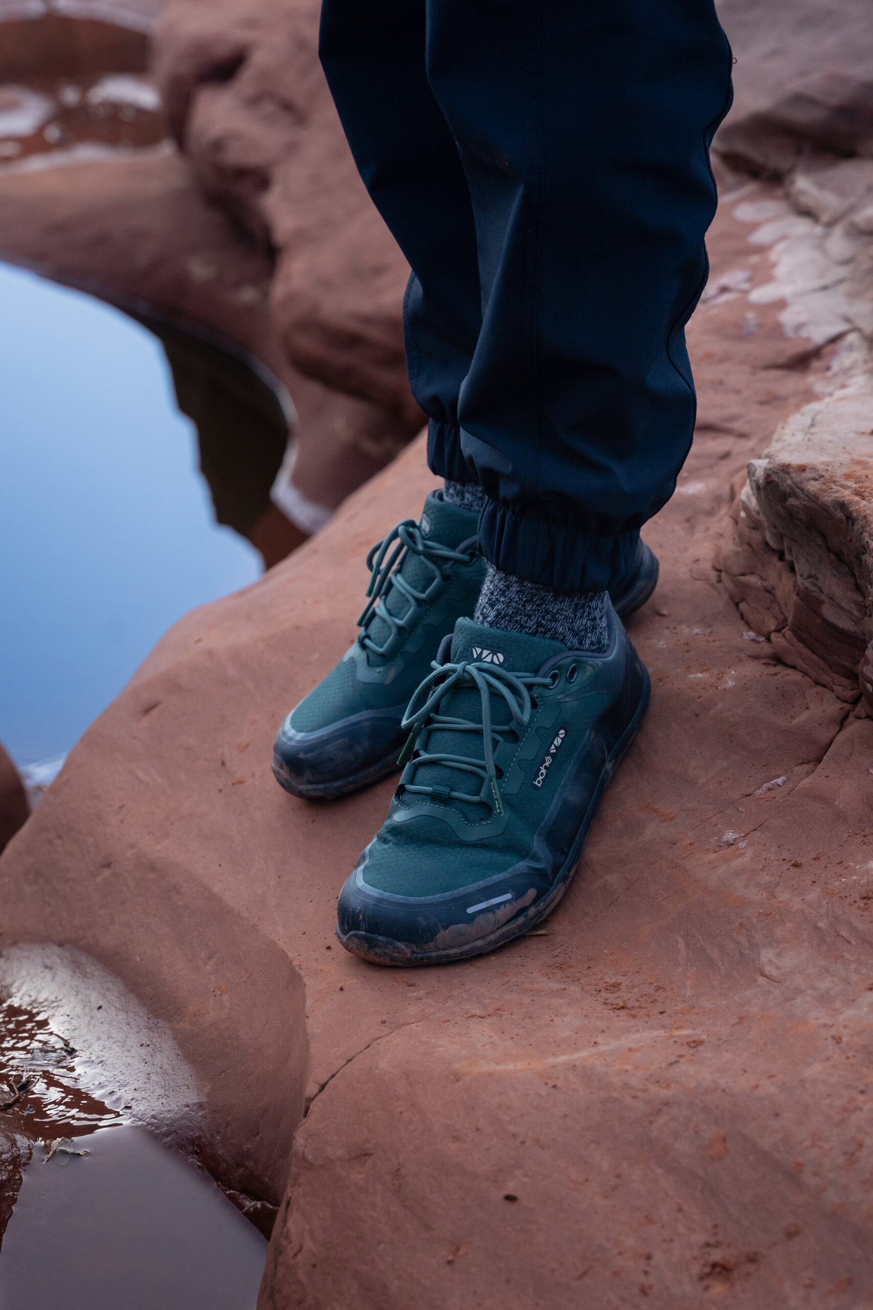 Bahe Rewild hiking shoes, Flex mode with 10mm stack height