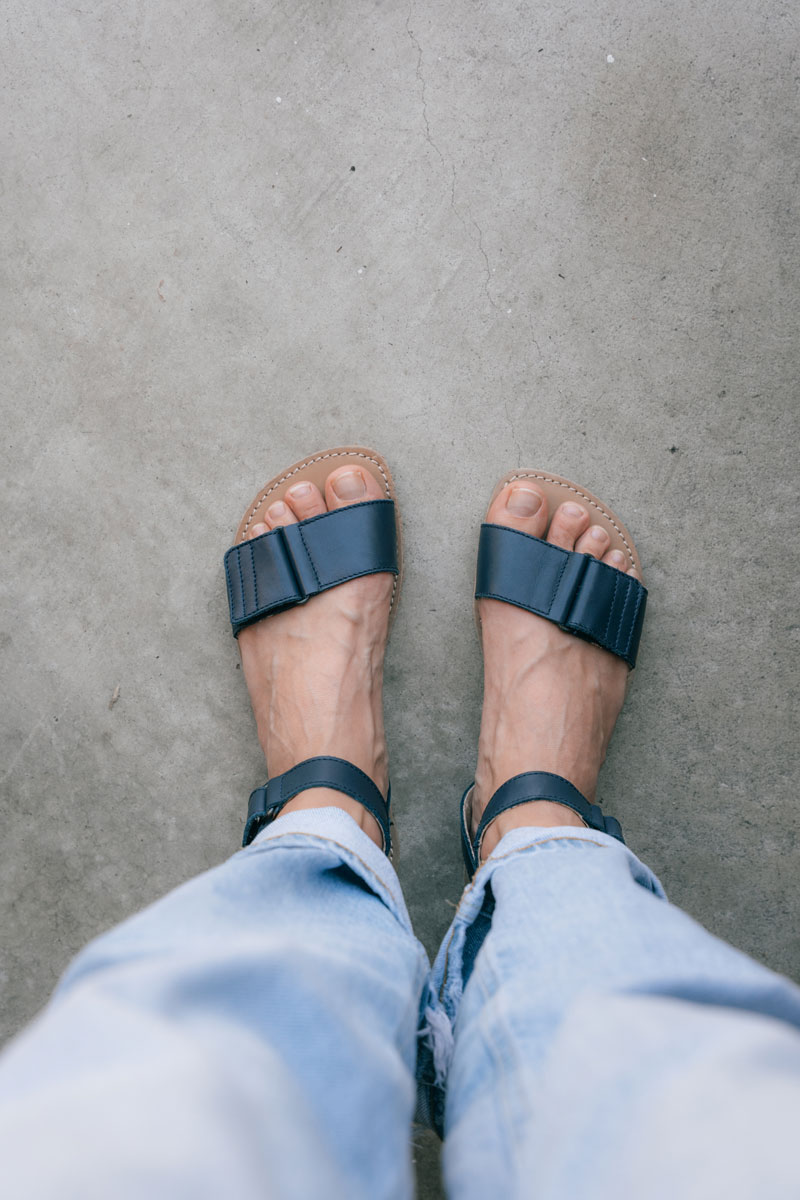 BeLenka Grace Barefoot sandals with no toe post
