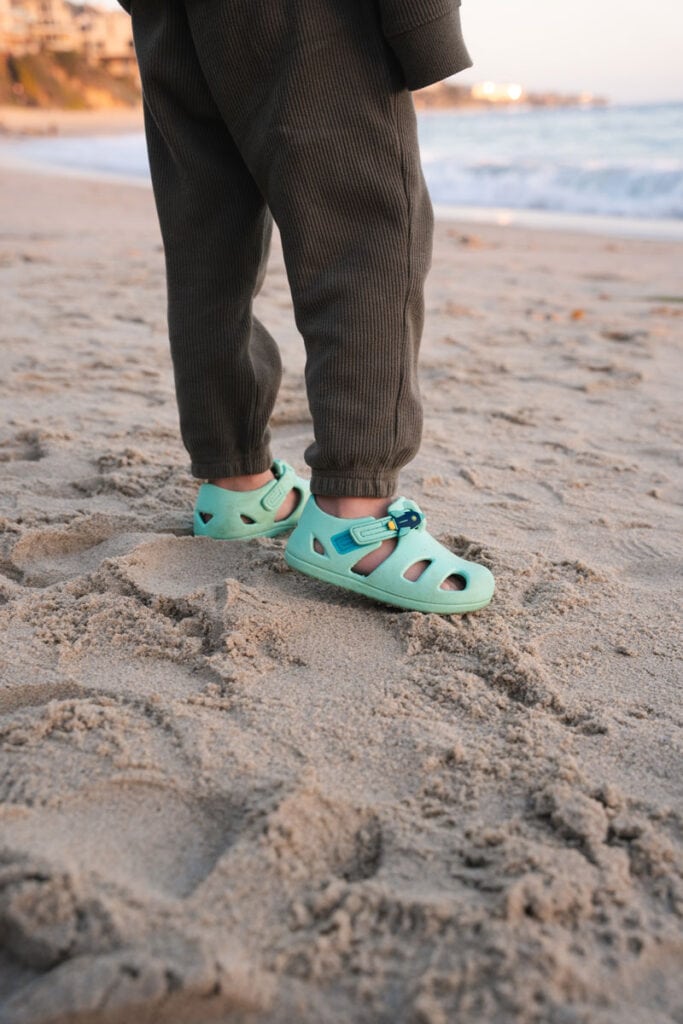 ten little splash sandals are barefoot replacement for crocs