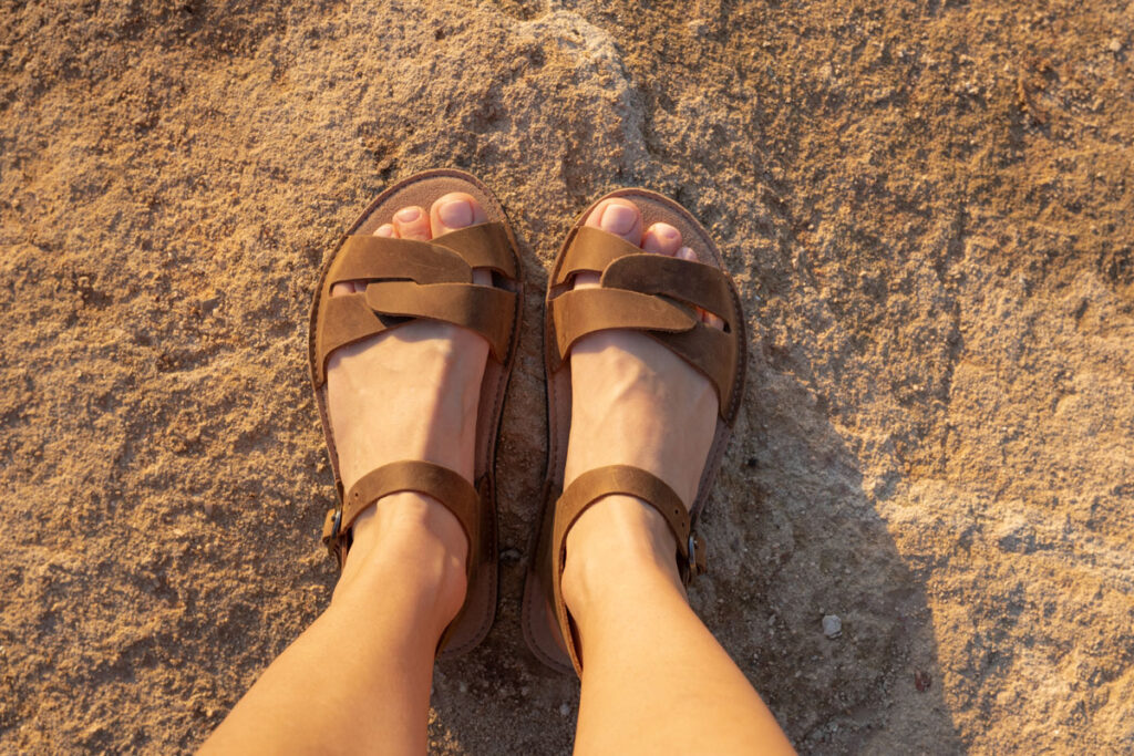 Softstar Infinity barefoot sandals with thin Vibram sole