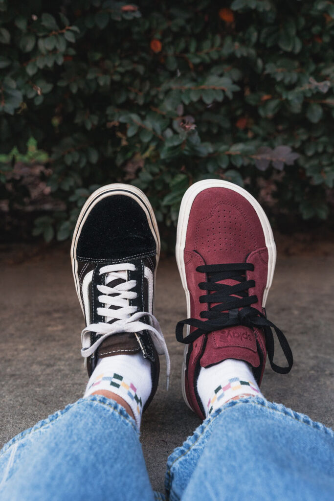 Vans Old Skool vs Splay Rev Skate Shoes, Wide toe box skate shoes