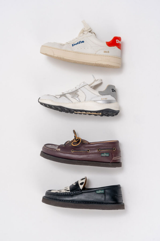 Side view showing the stack height of the wide toe box shoes from Dolfie Paradise including wide toe box