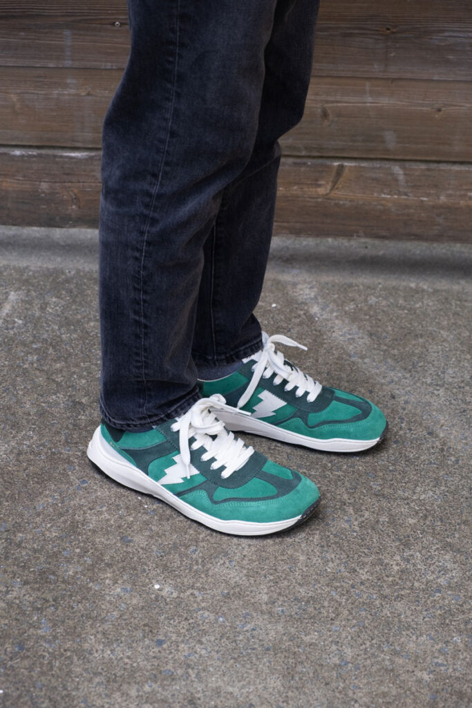 Dolfie Supersonics barefoot dad sneakers with chunky soles and wide toe box