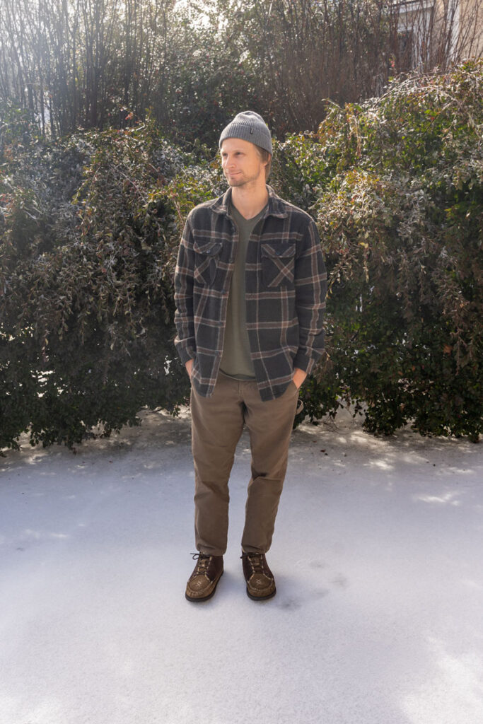 Dolfie Men's Zen Hi wide toe box moccasins with warm lining