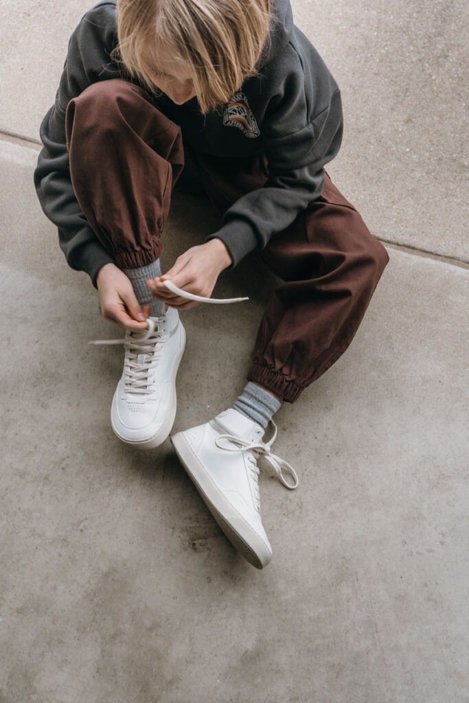 Fleeters High Tops are cool barefoot shoes for teens