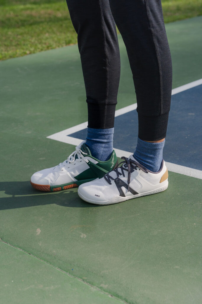 Best wide toe box pickleball shoes: Xero Shoes 360 Rally vs Notace Koto 1
