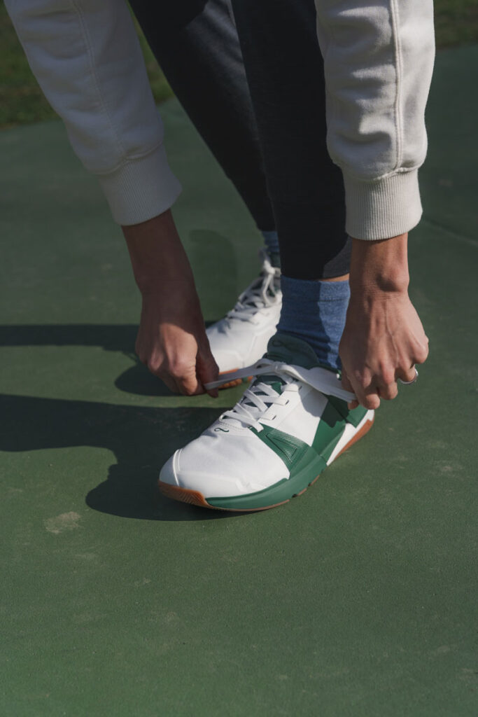 Notace Koto, wide toe box on court shoes with cushion