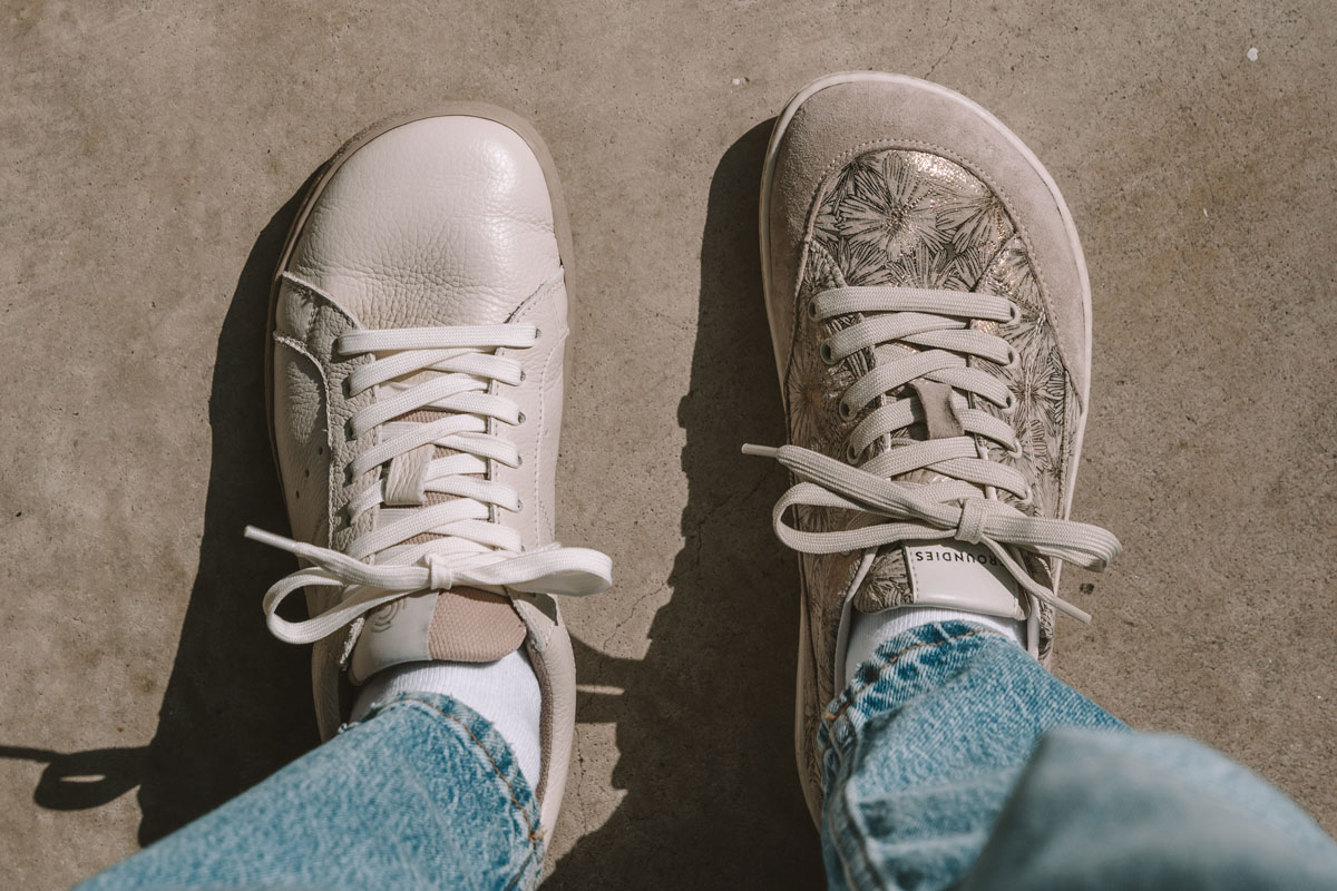 Groundies barefoot sneakers in regular and wide width