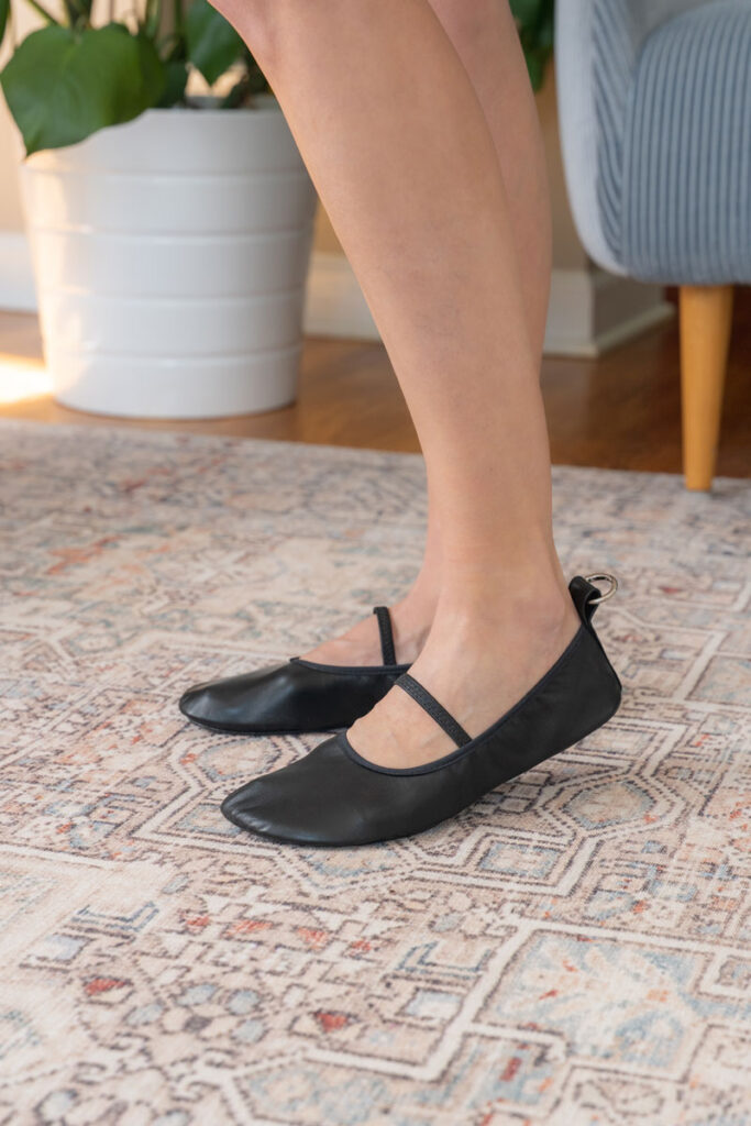 Alohas Naira ballet flat that is close to barefoot