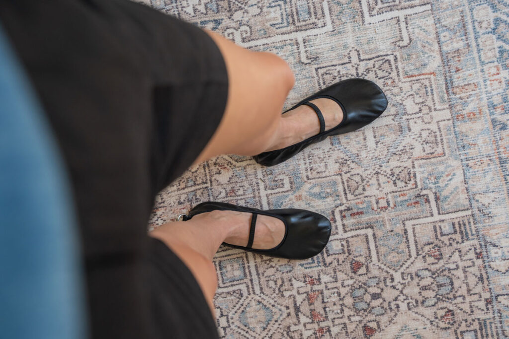 Alohas Naira ballet flat that is close to barefoot