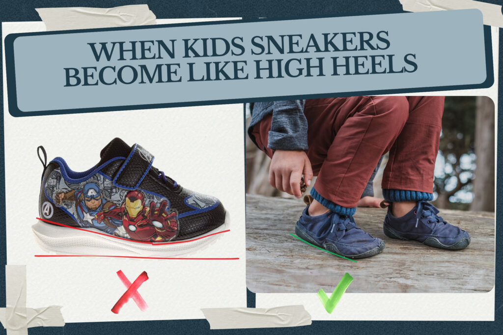 When kids sneakers look like high heels