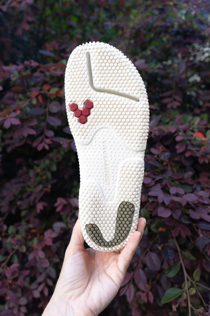 Rubber outsole of Vivobarefoot Motus Studio Barefoot Ballet Flats 