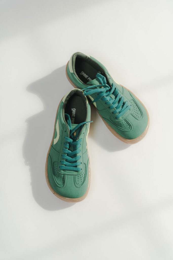 Ohne Project barefoot sneakers in bold green