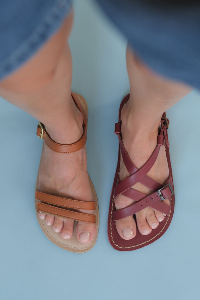 Portland Leather Barefoot Sandals compared to the BeLenka Summer barefoot sandals