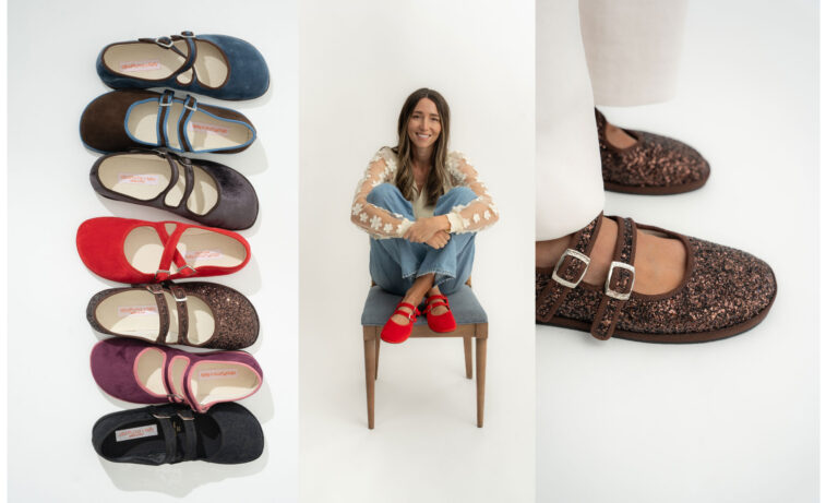 albaPluma x Kelly Holiday Collection of barefoot Mary Janes