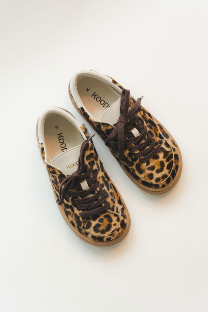 Koops Barefoot Venan sneakers with leopard print