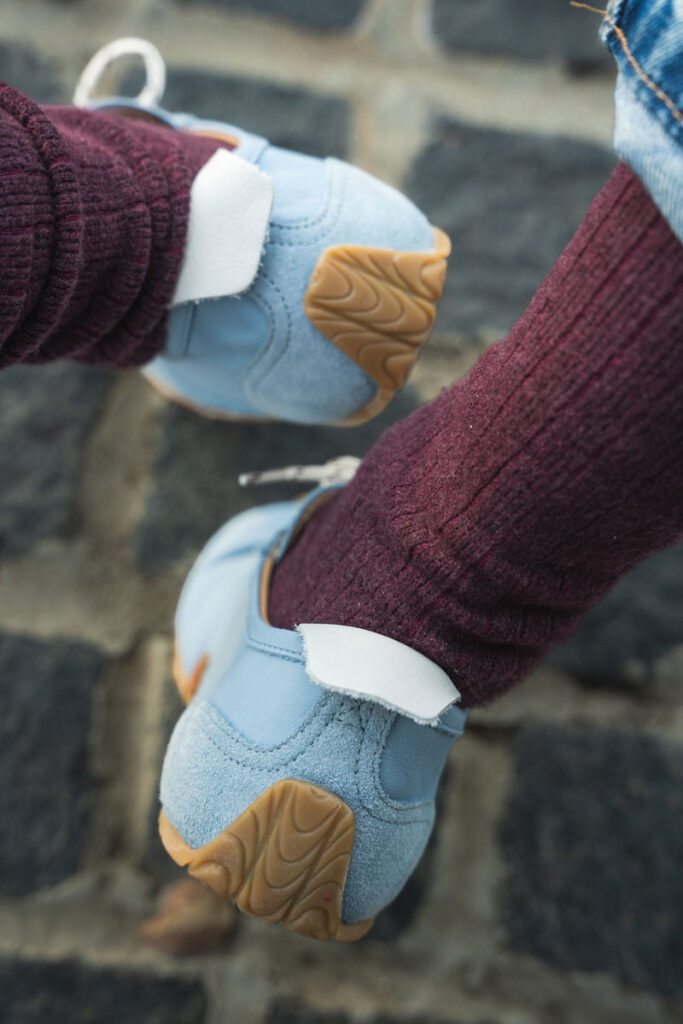 Back view of the Koops Zen low-profile barefoot sneakers